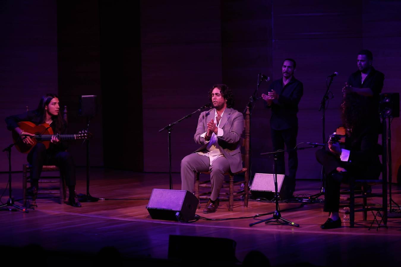 Un momento del concierto flamenco de este sábado en el Espacio Turina
