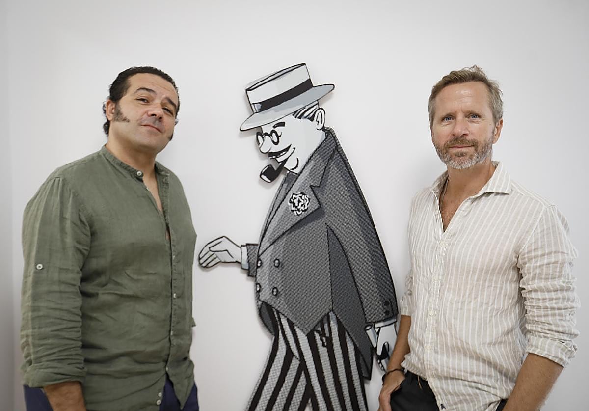 Alfonso Sánchez y Alberto López en la sed de ABC