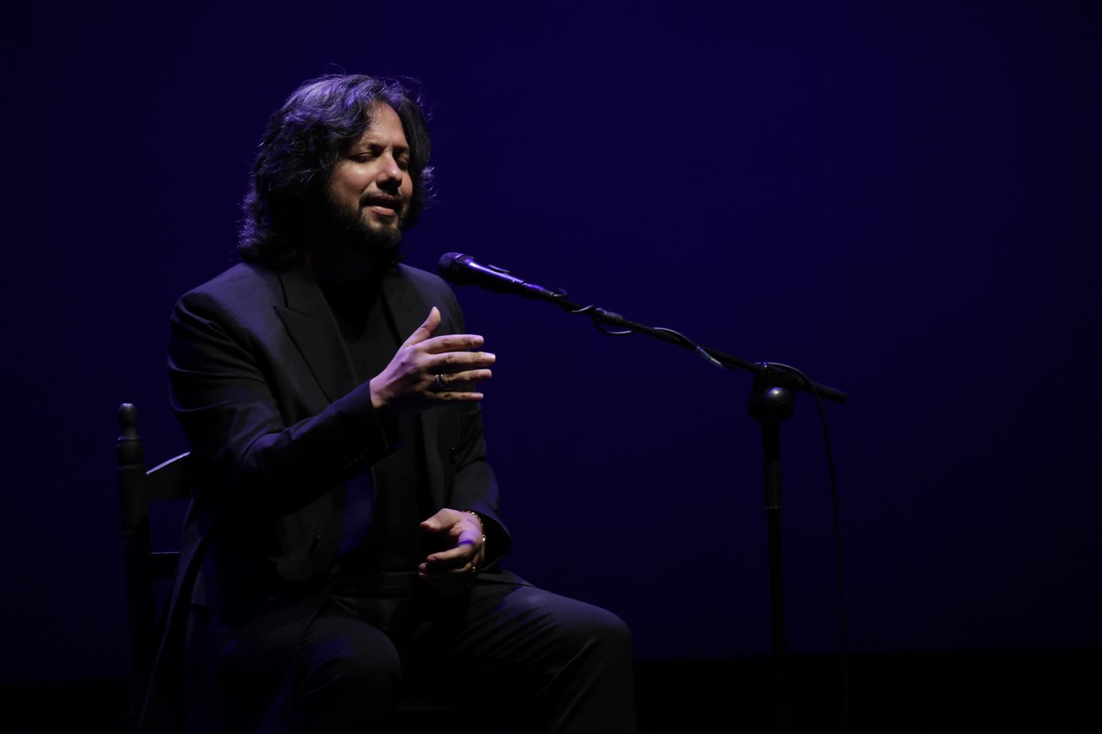Momento de la actuación de El Turry & El Perrete dentro de la Bienal de Flamenco
