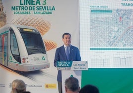 El tramo norte de la Línea 3 del Metro de Sevilla tiene ya en obras más de la mitad de su trazado