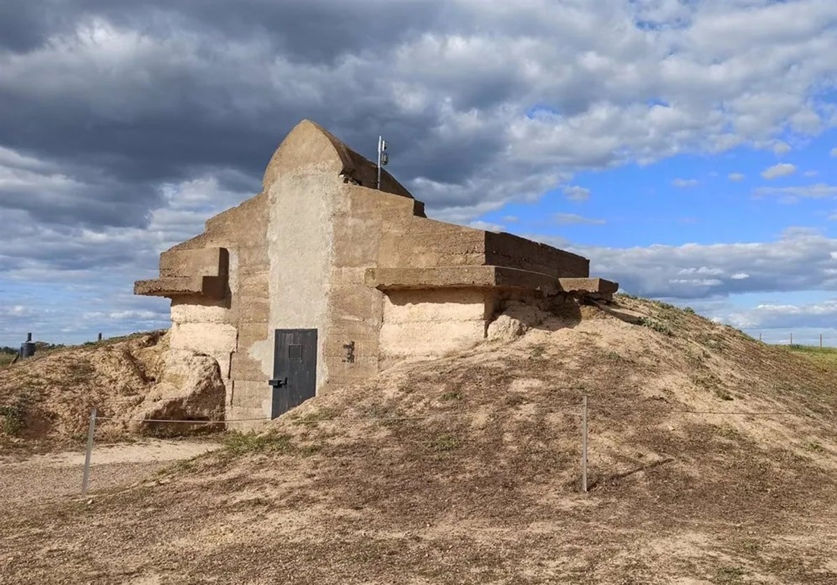 Acceso al dolmen de La Pastora