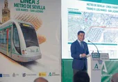 Todos los tramos de la Línea 3 Norte del Metro de Sevilla estarán en obras en 2026