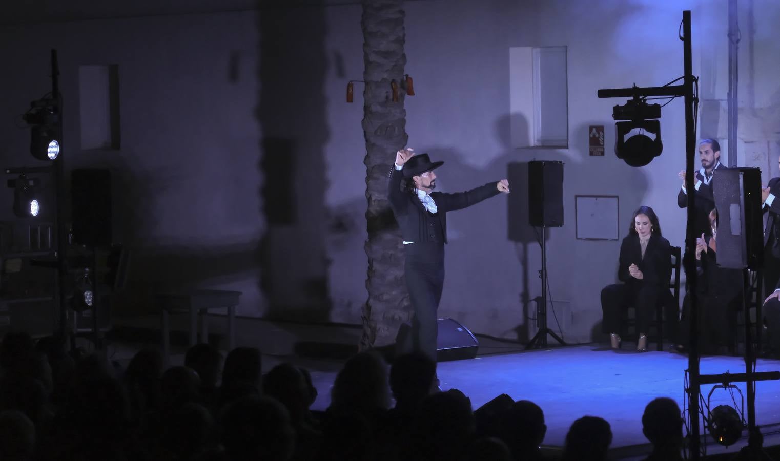 Un momento de la actuación este lunes de Juan de Juan en el monasterio de la Cartuja