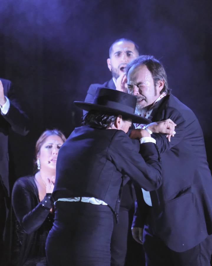 Un momento de la actuación este lunes de Juan de Juan en el monasterio de la Cartuja