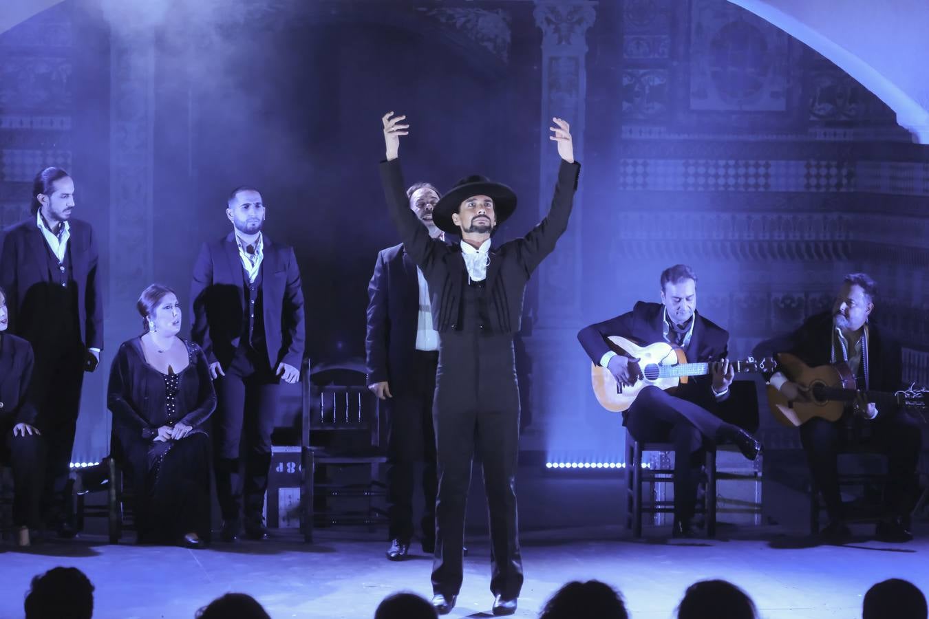 Un momento de la actuación este lunes de Juan de Juan en el monasterio de la Cartuja