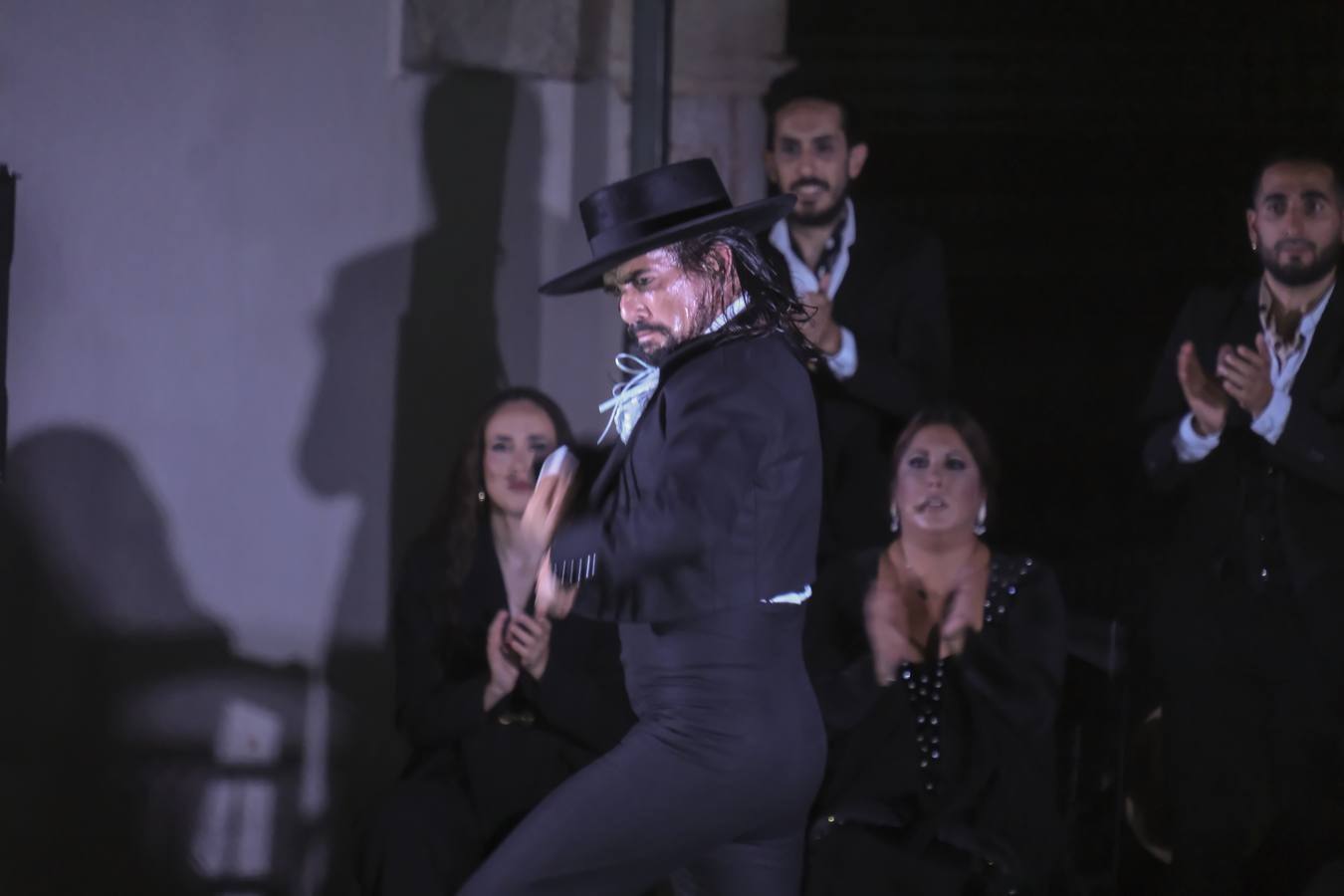 Un momento de la actuación este lunes de Juan de Juan en el monasterio de la Cartuja