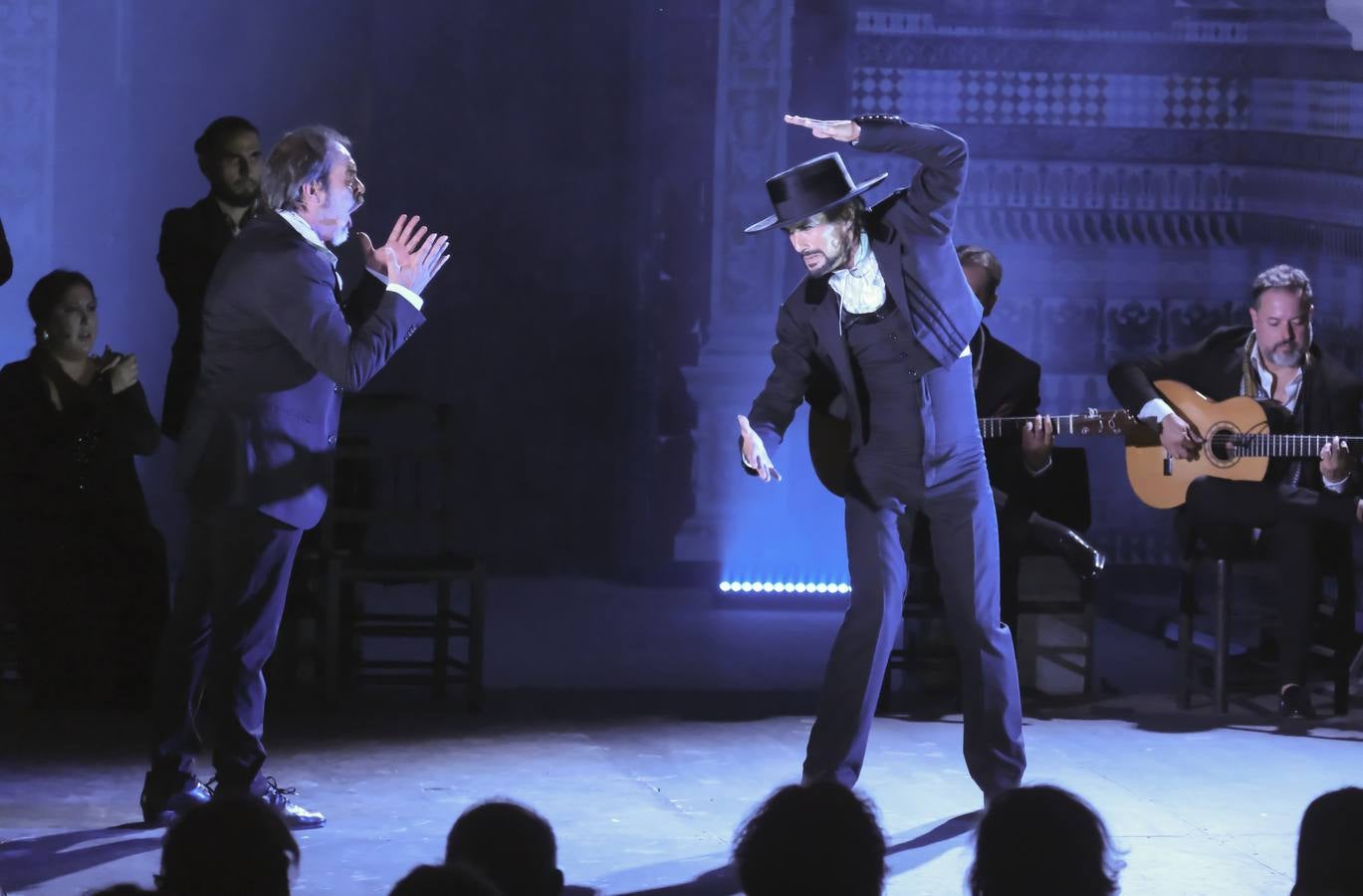 Un momento de la actuación este lunes de Juan de Juan en el monasterio de la Cartuja