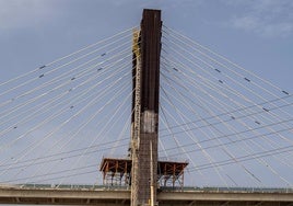 Nuevos cortes de tráfico por las obras en el Puente del Centenario de Sevilla en octubre