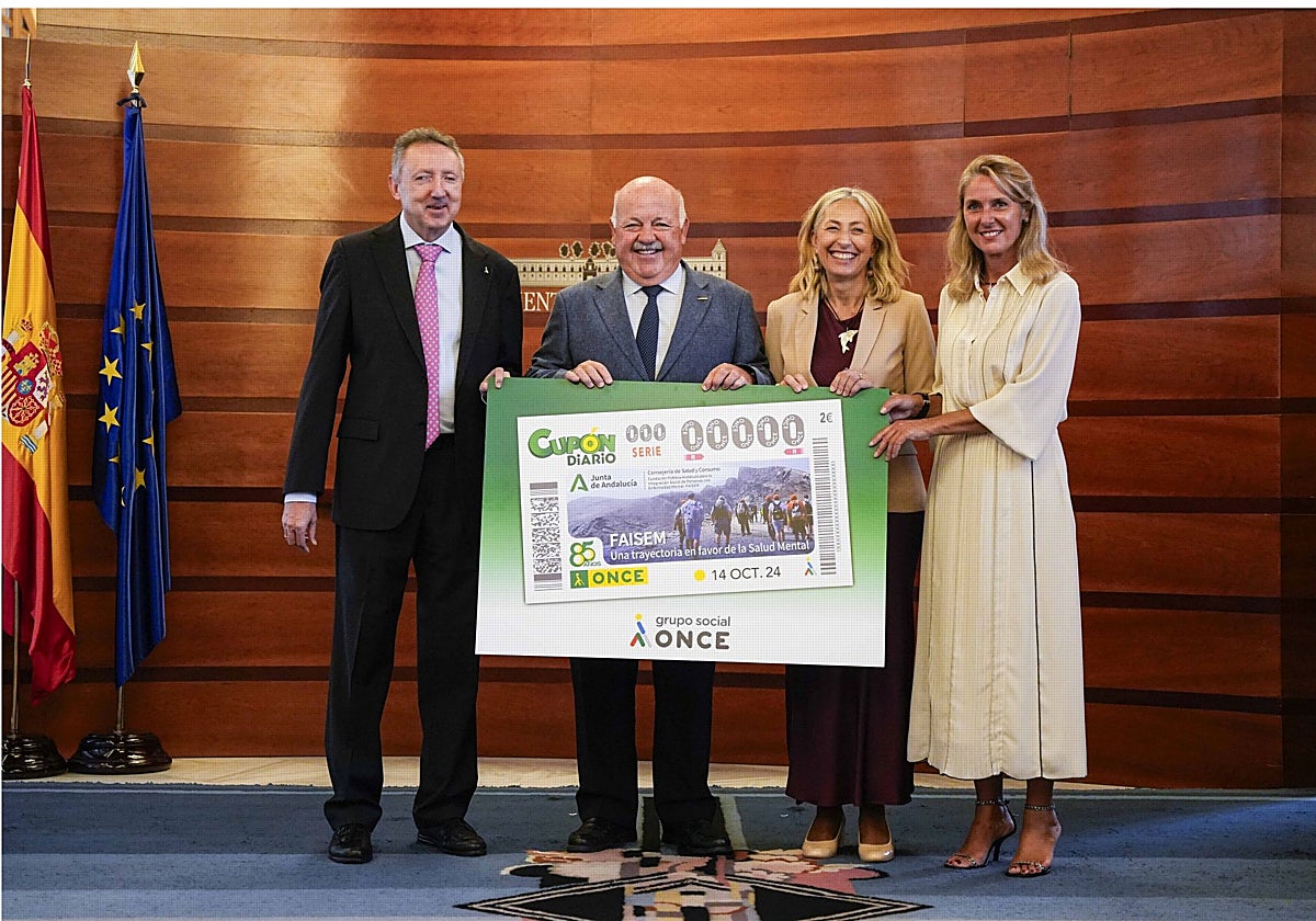 Presentación del cupón dedicado a la fundación Faseim