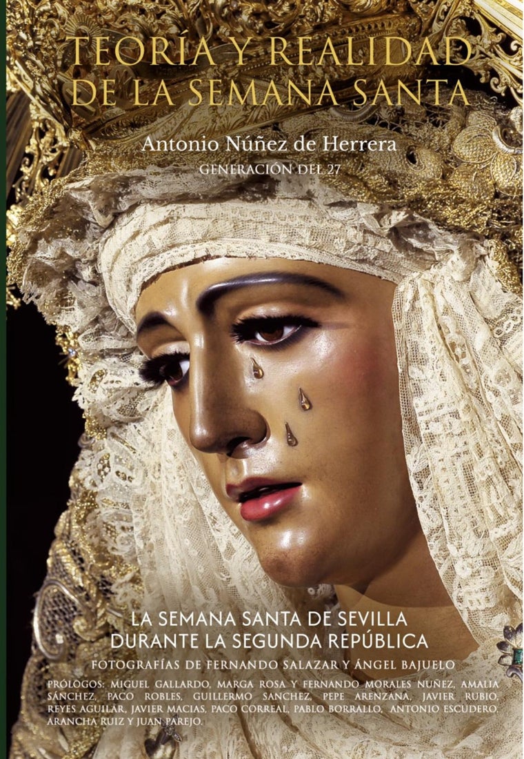 La Esperanza de Triana en la portada del libro 'Teoría y realidad de la Semana Santa de Sevilla'