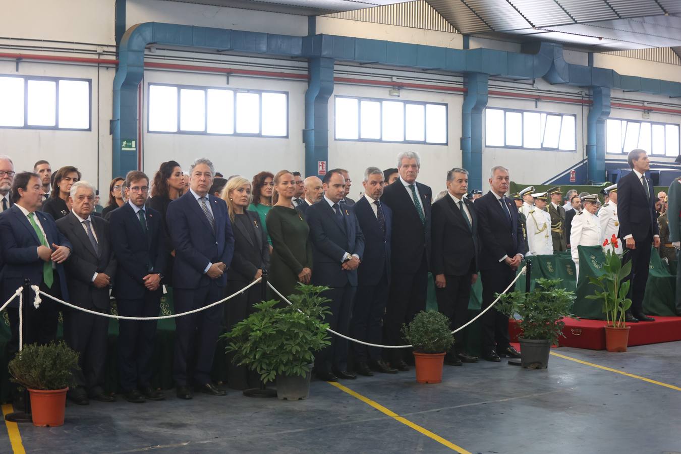 Celebración del día de la Virgen del Pilar en la comandancia de la Guardia Civil de Sevilla