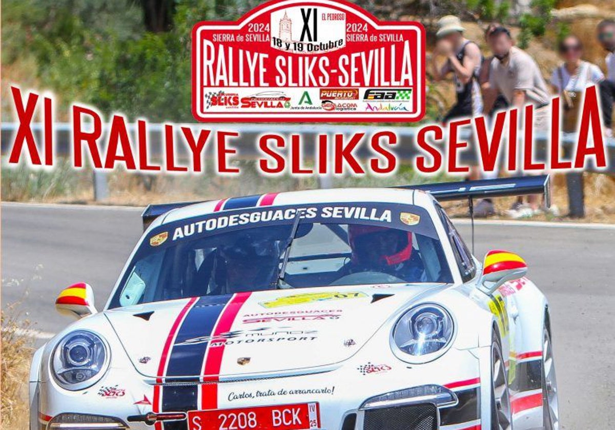 Cartel del XI Rally Sliks Sevilla