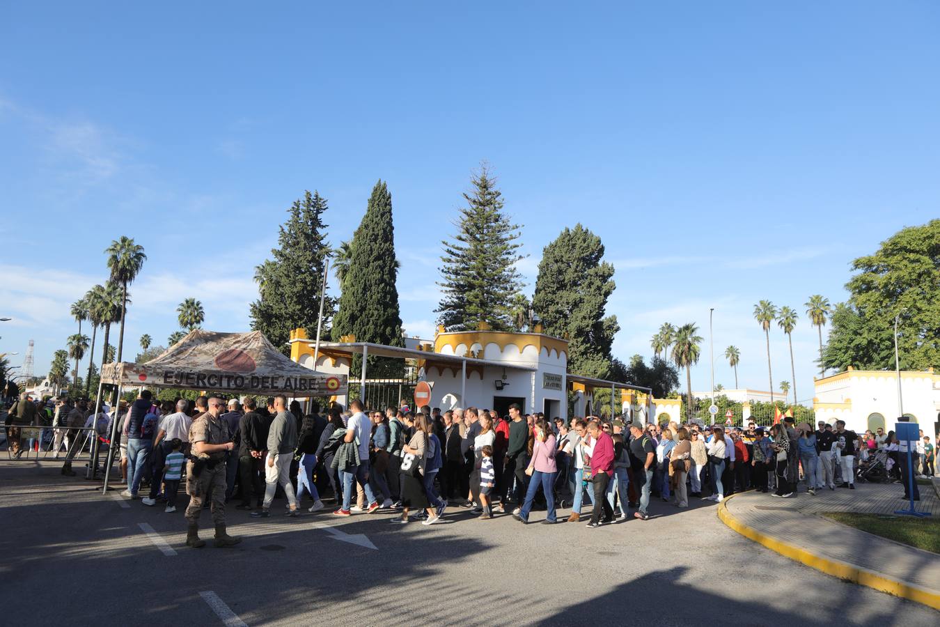 Instantánea de la jornada festiva este sábado en Tablada