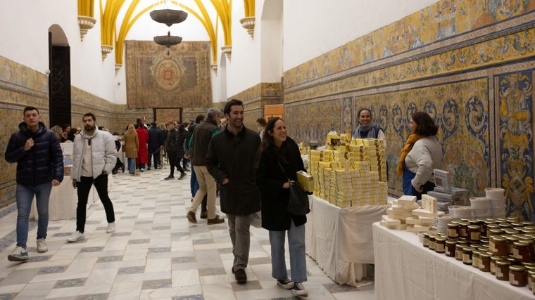 Muestra de Dulces de Conventos en el Real Alcázar, en una imagen de 2023