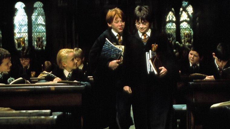 Escena de 'Harry Potter y la piedra filosofal'