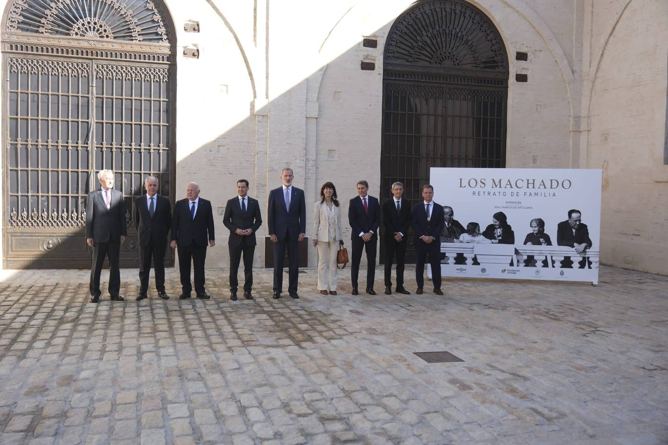 inauguración de la exposición 'Los Machado. Retrato de familia', en la Fábrica de Artillería de Sevilla