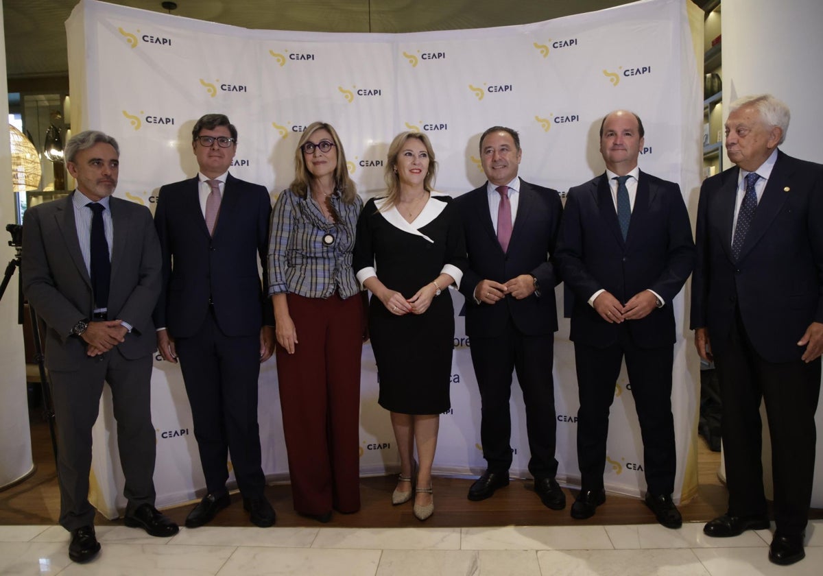 Manuel Contreras, Álvaro Pimentel, Nuria Vilanova, Carolina España, Ricardo Sánchez, Antonio Ramírez y Francisco Herrero