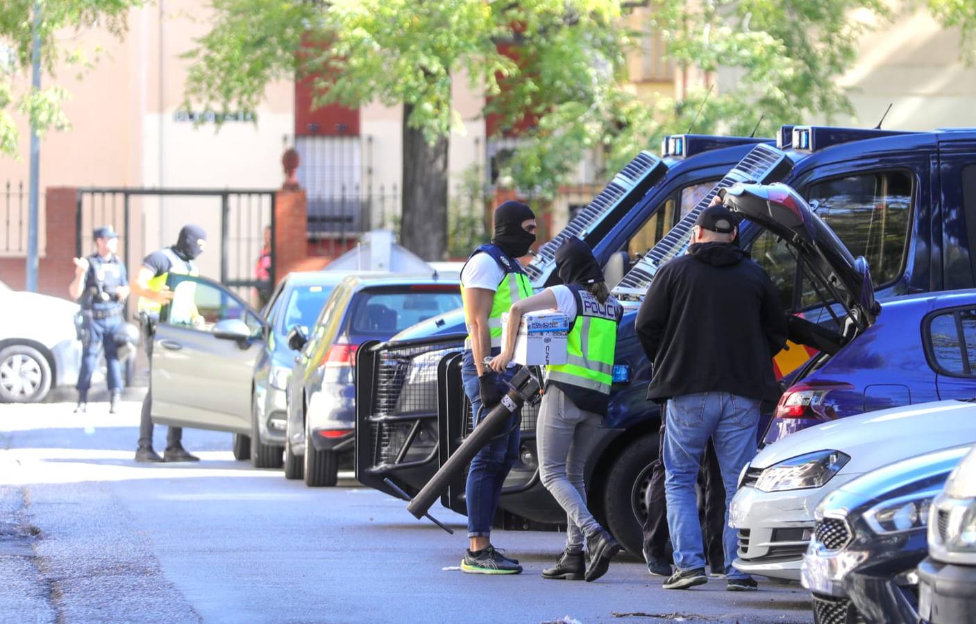 Nueva operación policial en la barriada de murillo en el Polígono Sur 