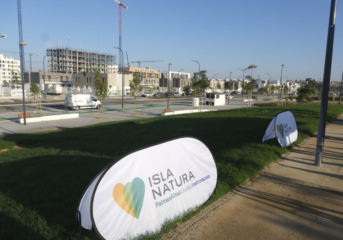 Este miércoles se ha inaugurado oficialmente el nuevo barrrio de Isla Natura, en la zona de Palmas Altas