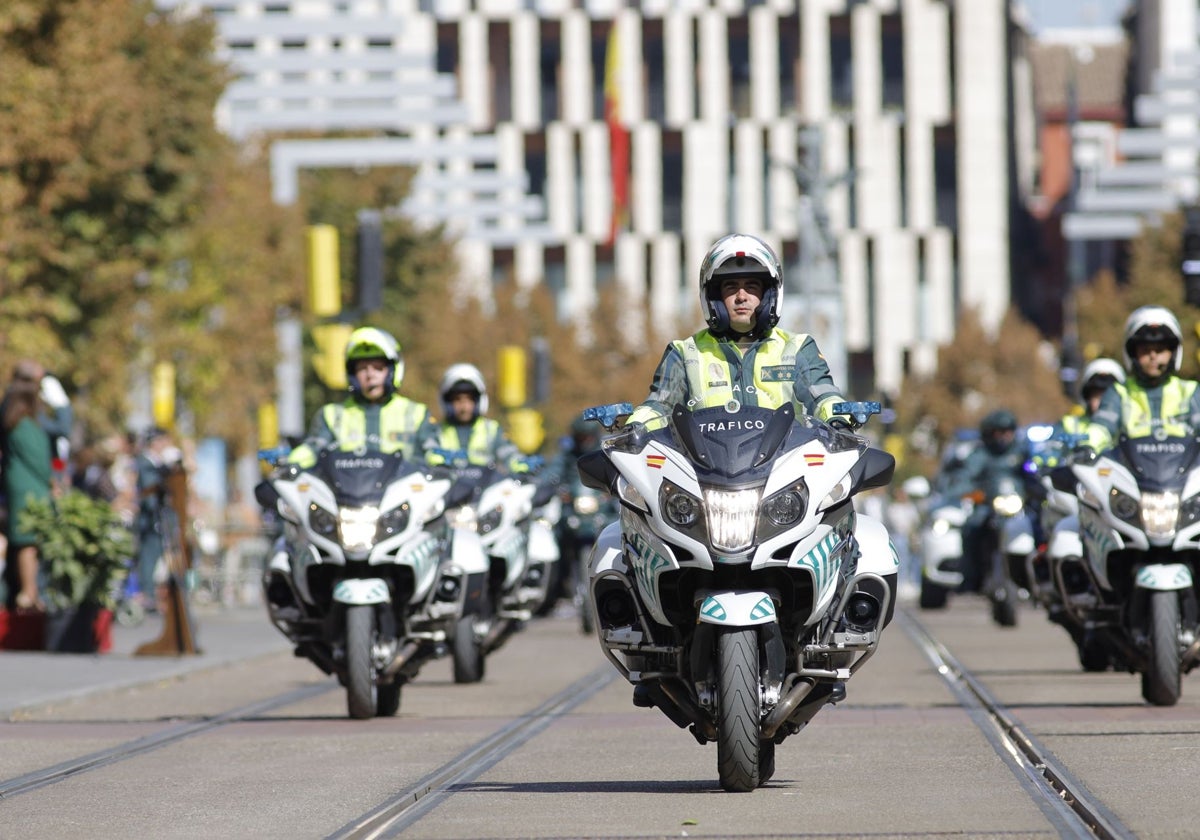 Imagen de archivo de un acto de la Guardia Civil