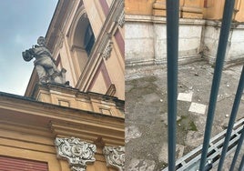 Se cae la cabeza del Gran Poder de la escultura de Martínez Montañés en el palacio de San Telmo de Sevilla