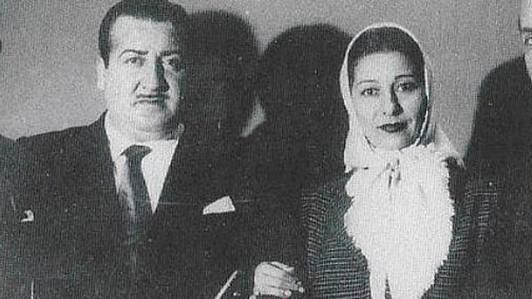 Rafael de León con Concha Piquer