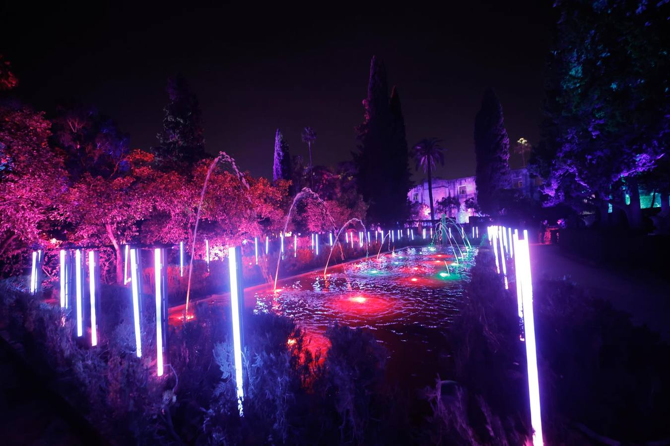 Espectáculo de Naturaleza Encendida en el Alcázar de Sevilla