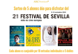 Consigue gratis uno de los 5 abonos dúo para disfrutar del Festival del Cine Europeo de Sevilla 2024