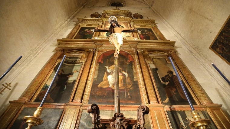 El Cristo de San Agustín en la exposición 'Fons Pietatis'