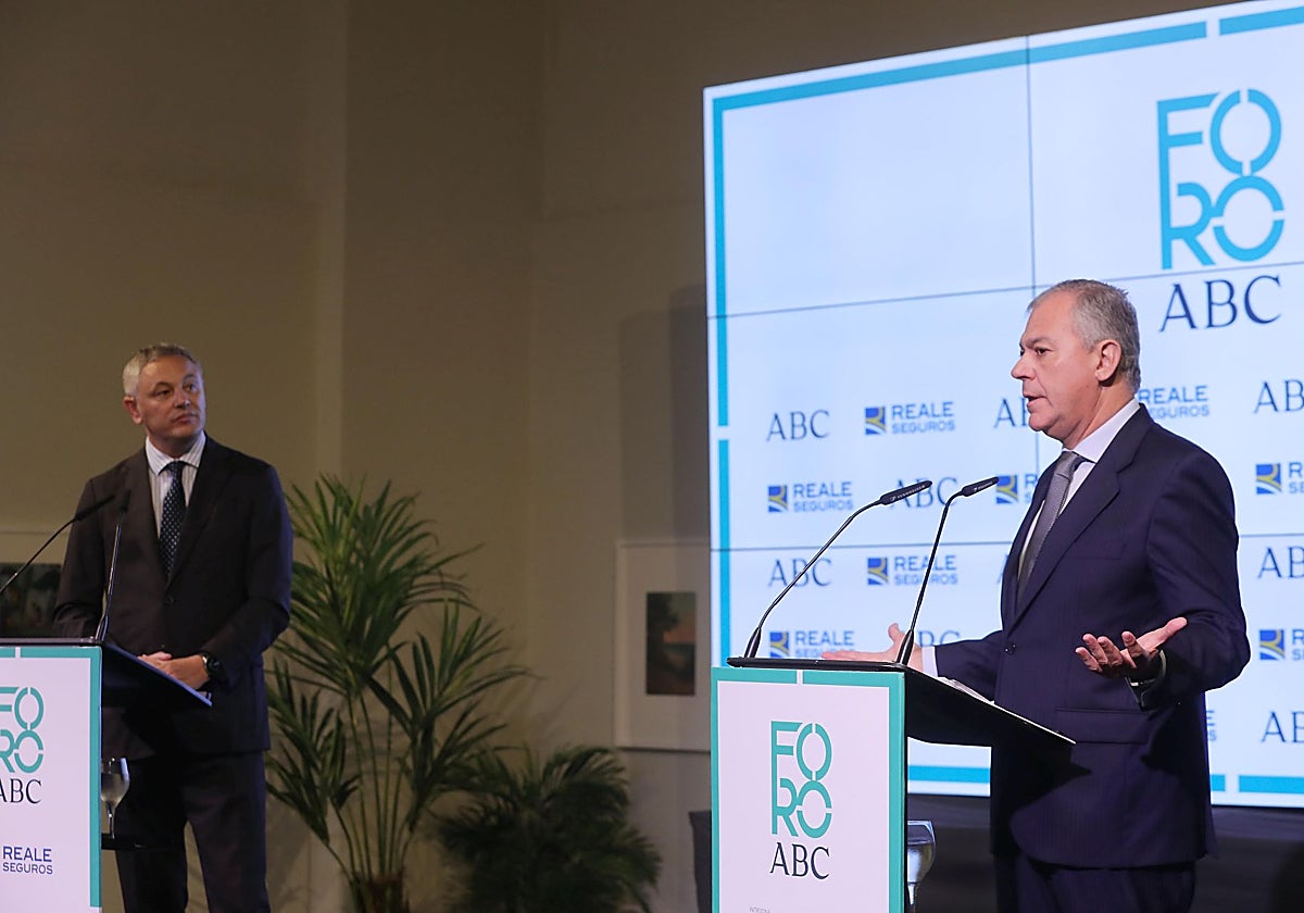 Alberto García Reyes y José Luis Sanz