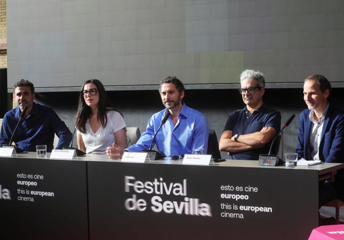 Rueda de prensa de presentación de la película 'Sin instrucciones', que protagoniza el actor sevillano Paco León