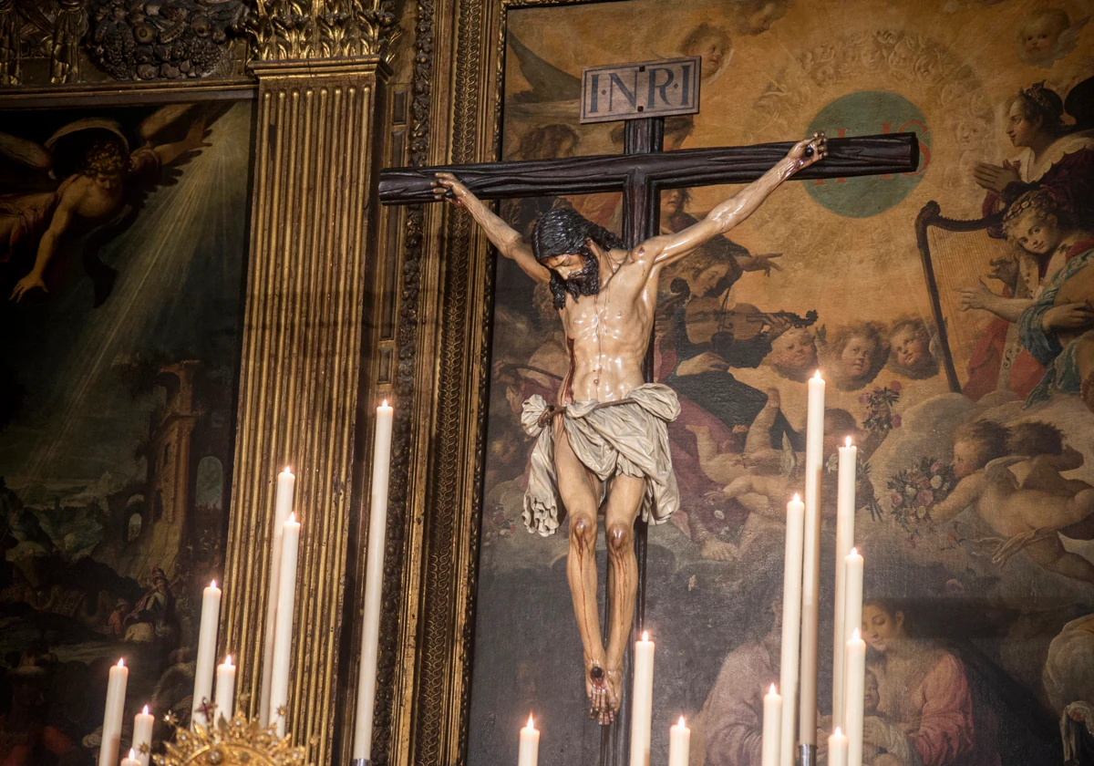 El Cristo de la Buena Muerte y la Virgen de la Angustia de los Estudiantes en la Anunciación