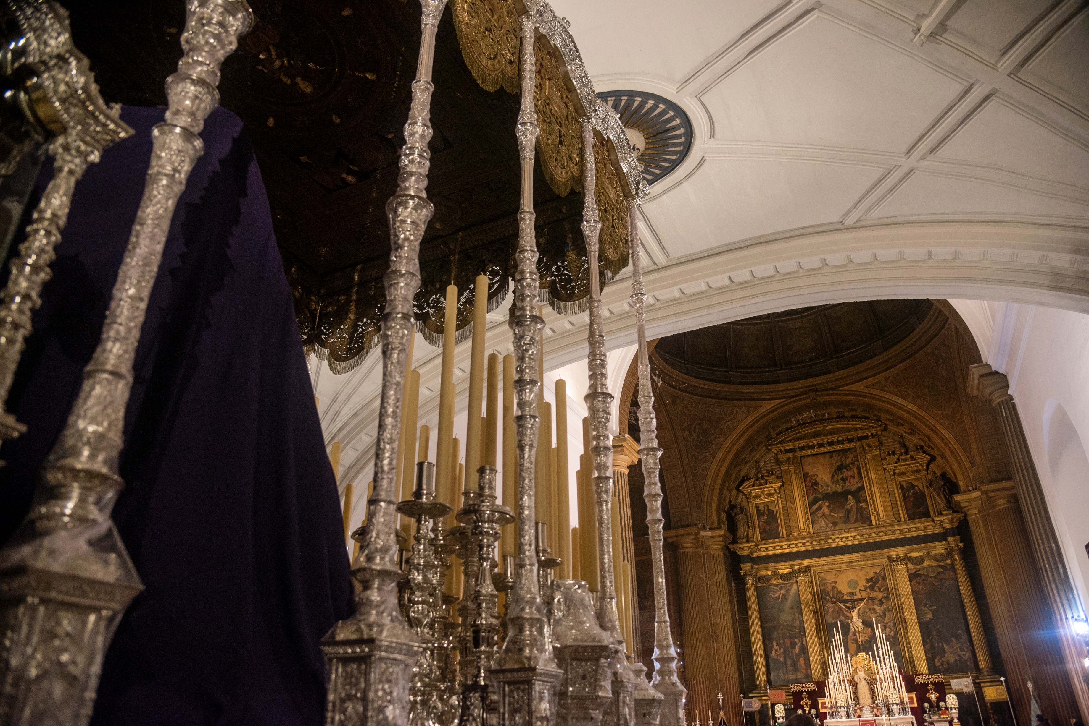 El Cristo de la Buena Muerte y la Virgen de la Angustia de los Estudiantes en la Anunciación