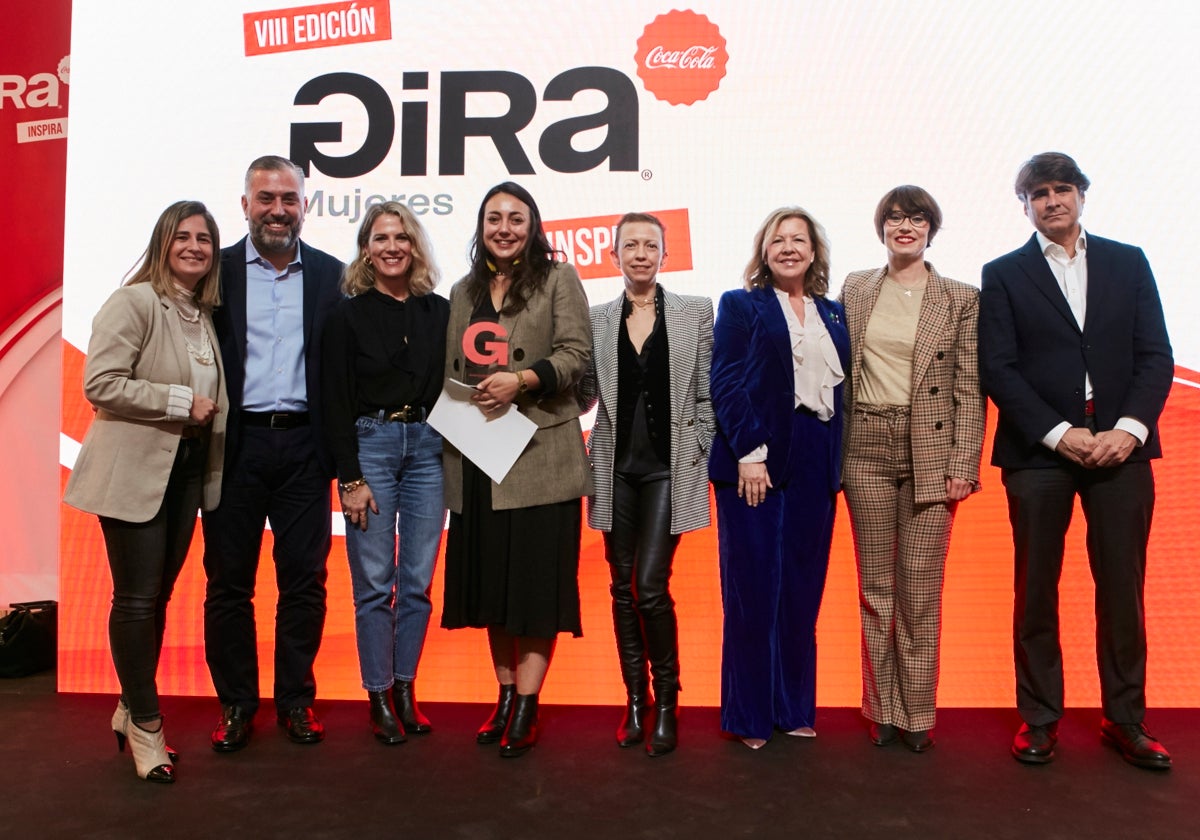 Entrega del premio en la octava edición de Gira Mujeres en Madrid