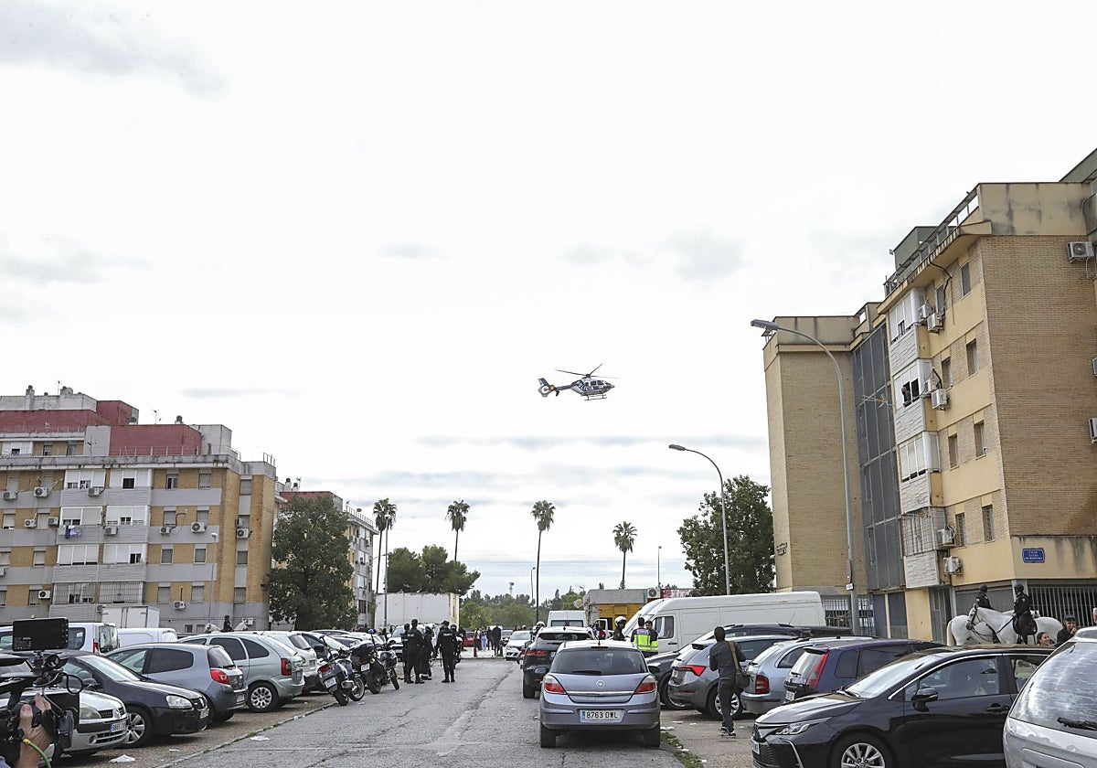 Operación de la Policía Nacional en las Tres Mil Viviendas