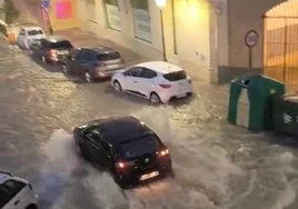 La DANA provoca inundaciones en Marchena