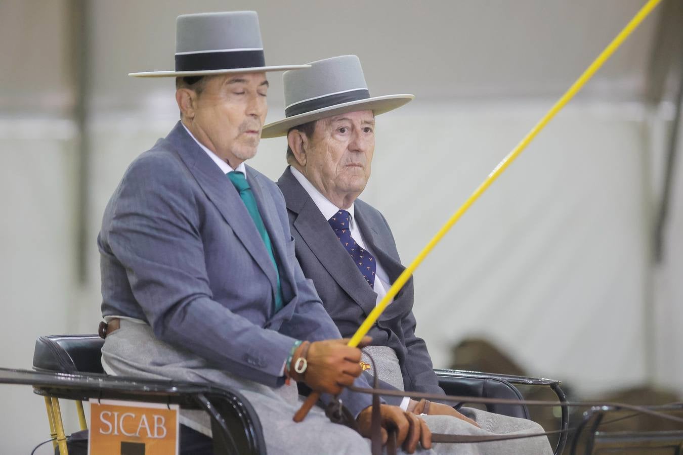 Durante la jornada del jueves en Fibes se pudieron contemplar magníficos ejemplares de caballos