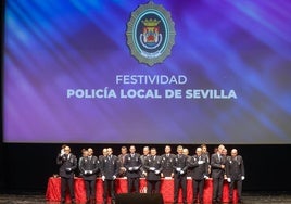 Imágenes de la gala por el Día de la Policía Local de Sevilla