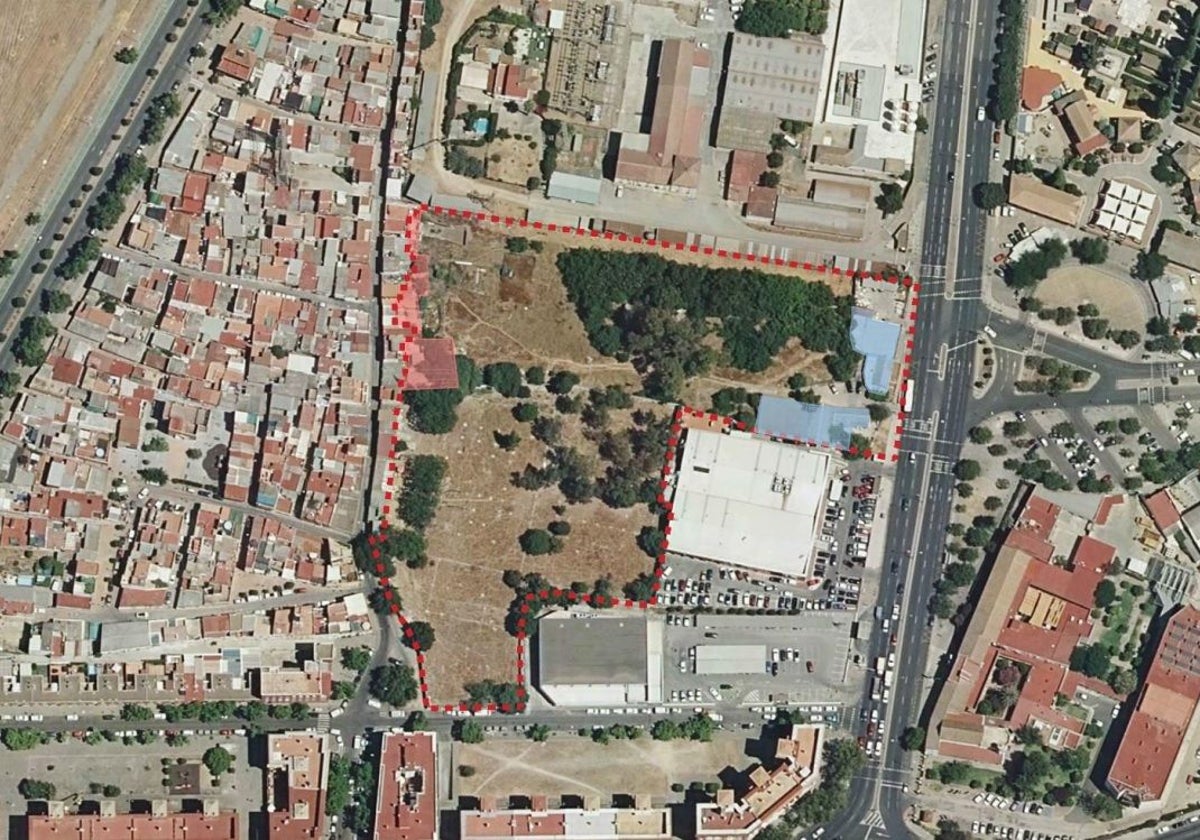 Solar en el que irá ubicado este nuevo barrio en la zona norte de Sevilla