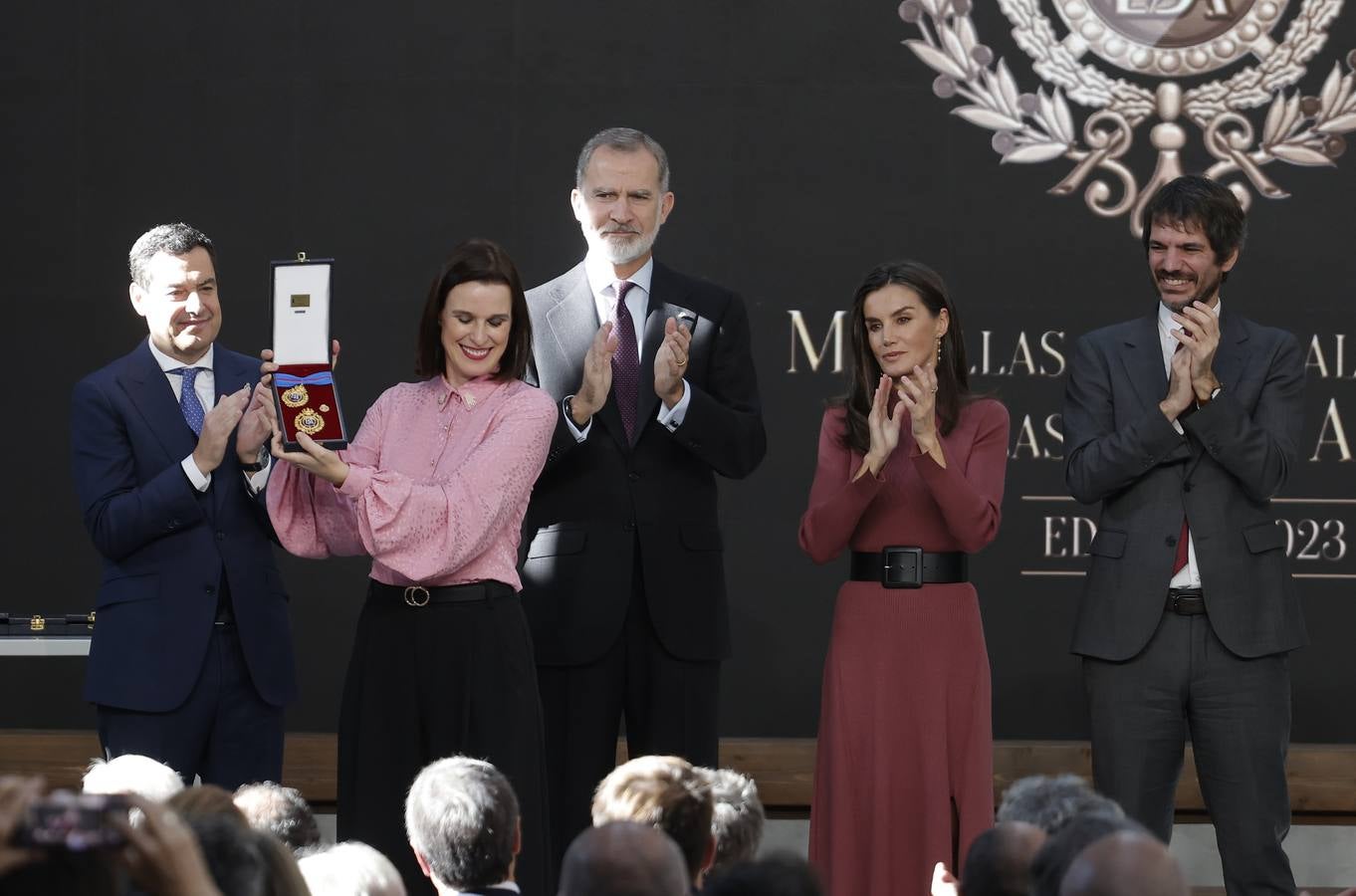 Acto de entrega de las Medallas de Bellas Artes celebrado en Sevilla