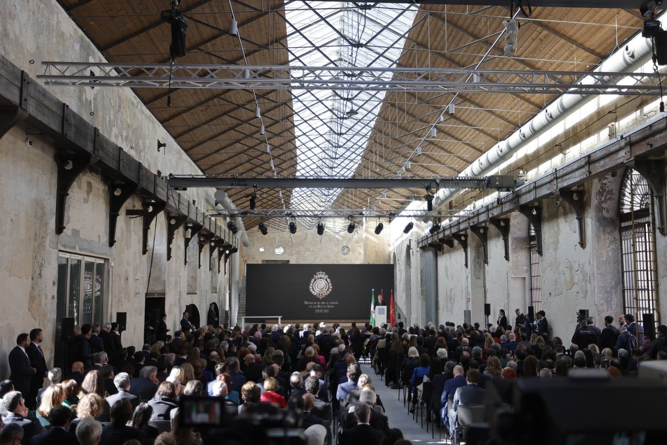 Acto de entrega de las Medallas de Bellas Artes celebrado en Sevilla