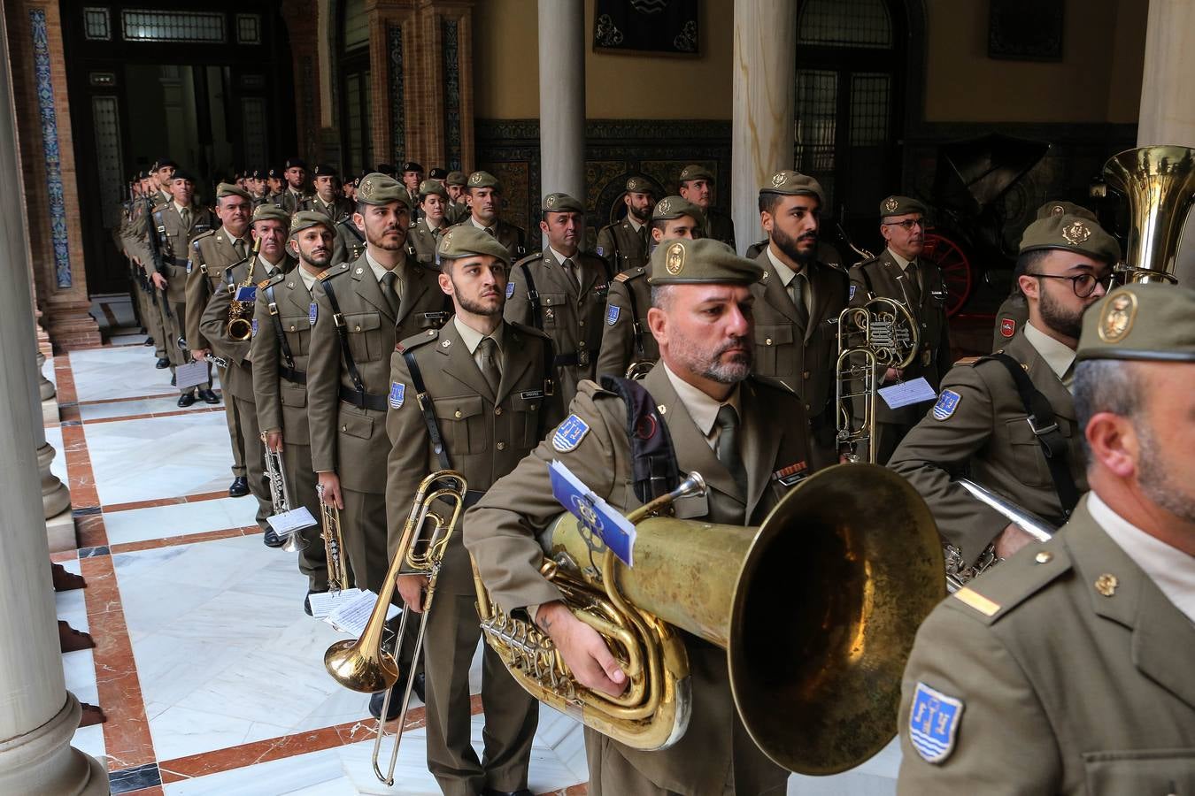 Un momento del acto celebrado este viernes en Capitanía en la capital sevillana 