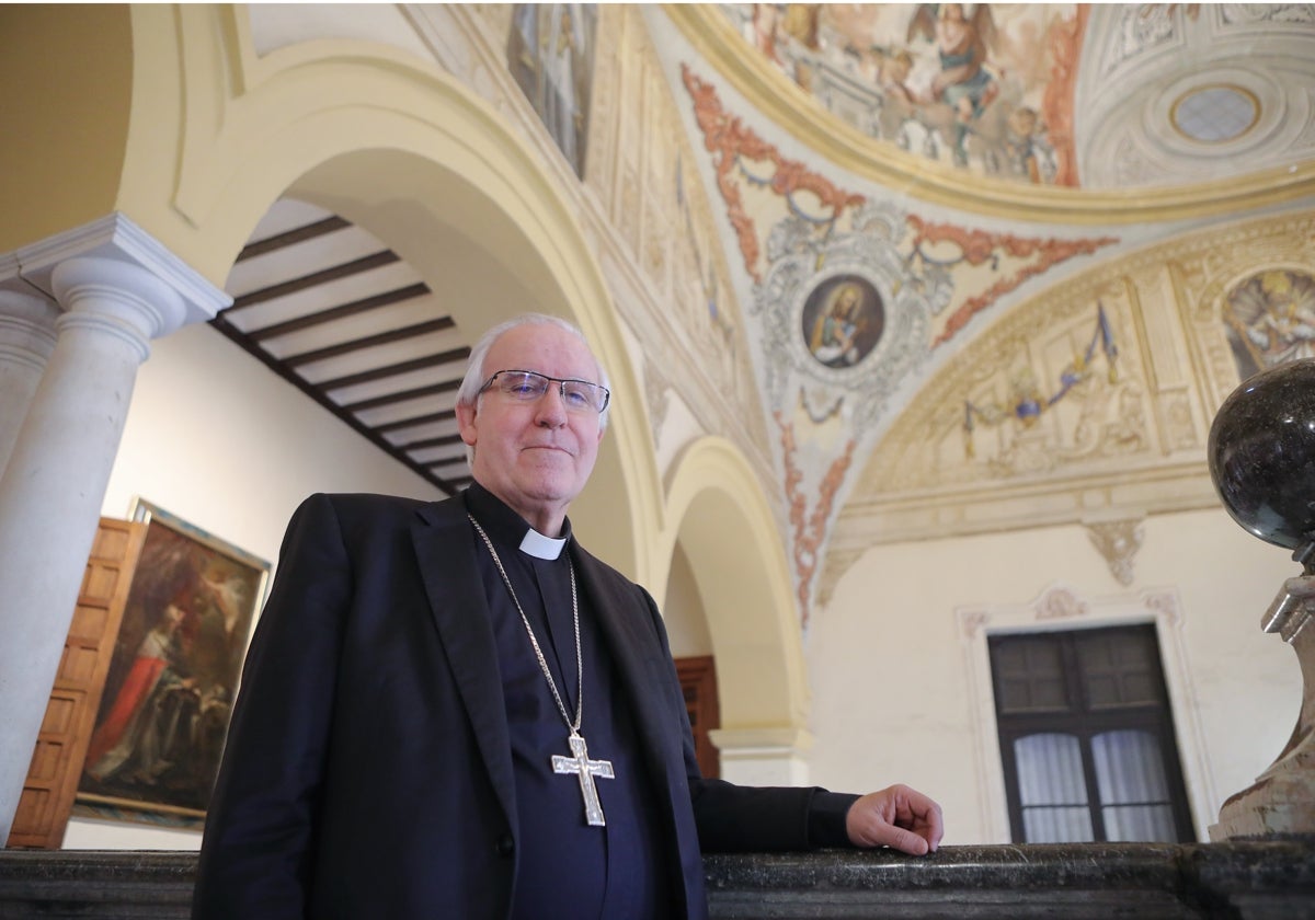 José Angel Saiz Meneses en el Palacio Arzobispal de Sevilla