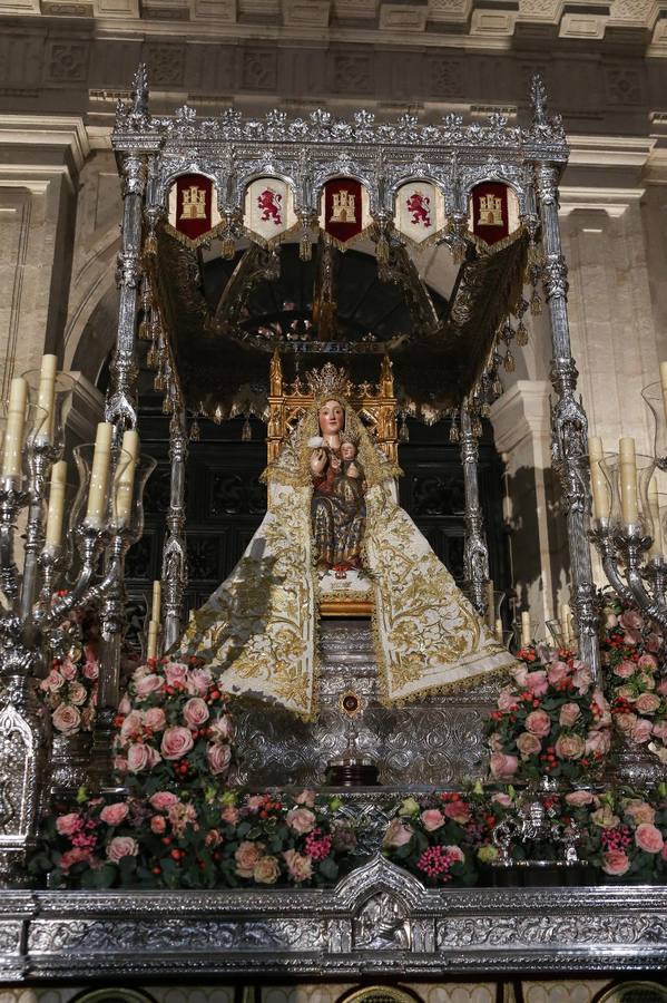 Las Vírgenes de Setefilla, Valme y Consolación lucen en sus pasos antes de la Magna del domingo