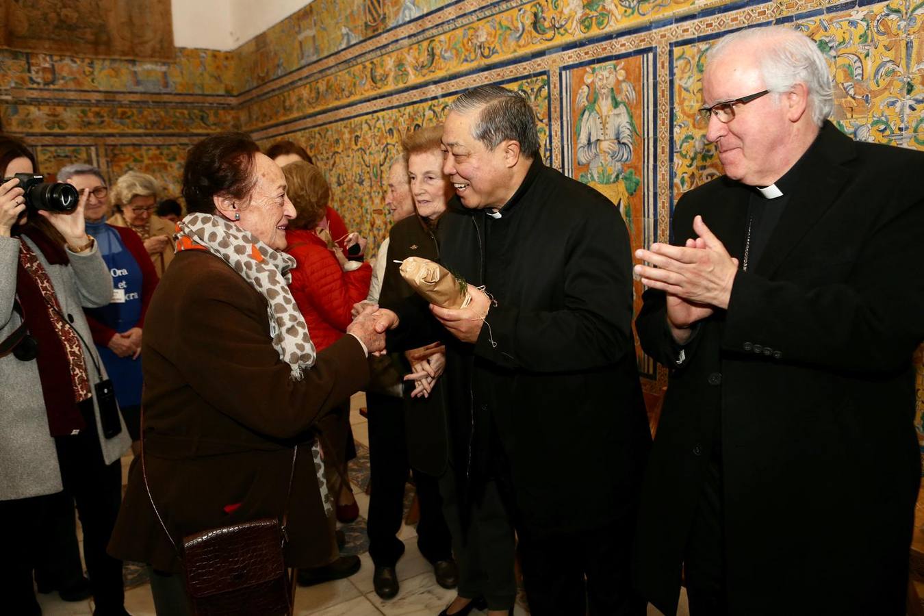 Inauguración de la muestra de dulces de convento en el Real Alcázar de Sevilla