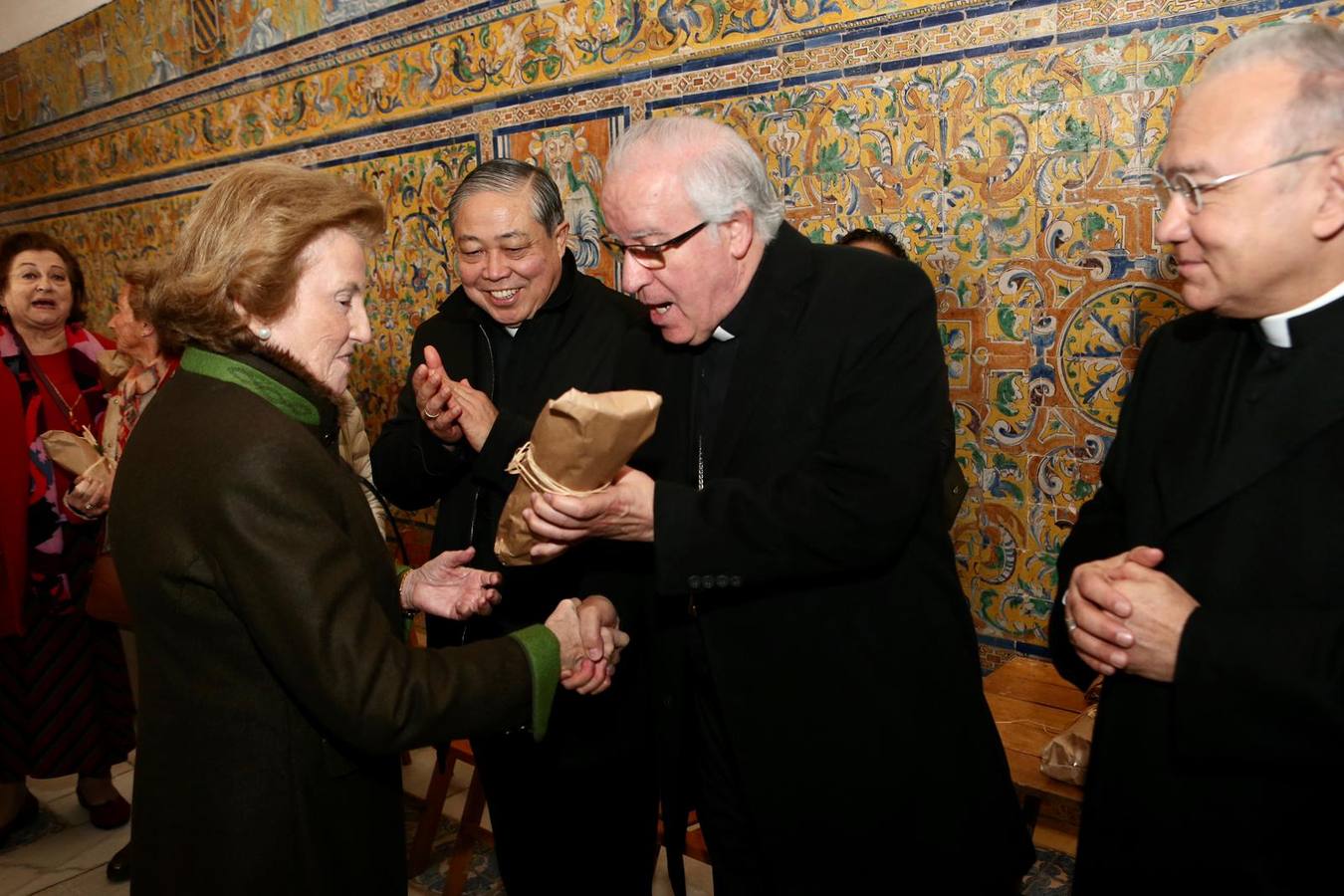 Inauguración de la muestra de dulces de convento en el Real Alcázar de Sevilla