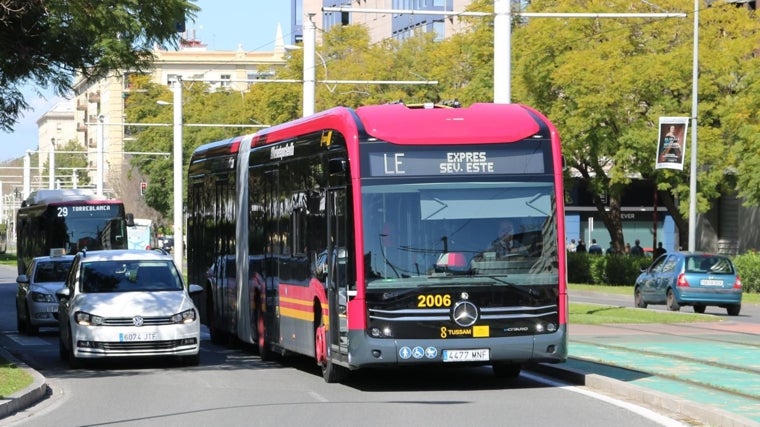 Los autobuses eléctricos están prestando servicio en otras líneas de Tussam