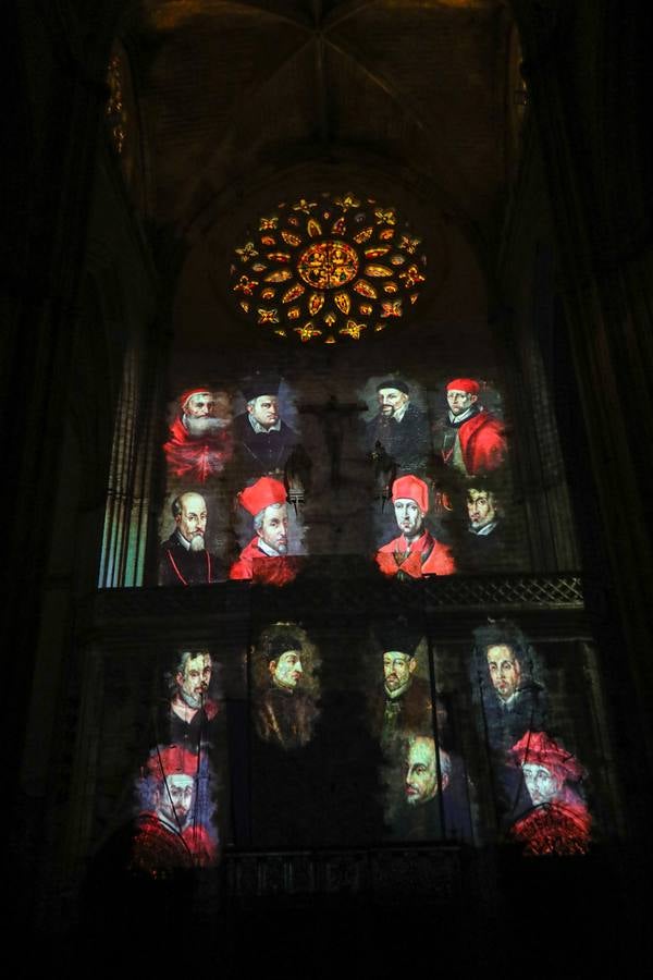 Uno de los momentos del mapping en la Catedral de Sevilla