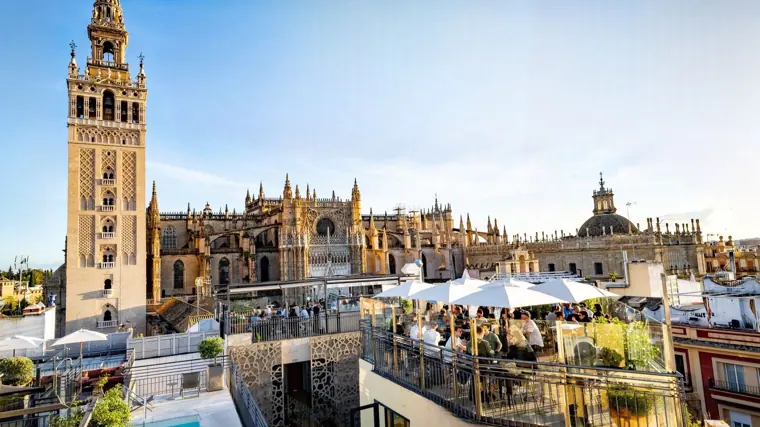 Terraza del hotel