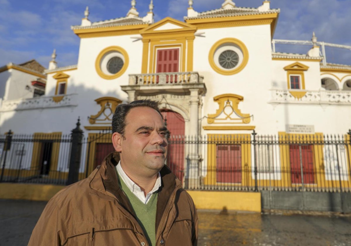 Turismundo Campos ante la Maestranza, uno de los puntos clave de la Magna